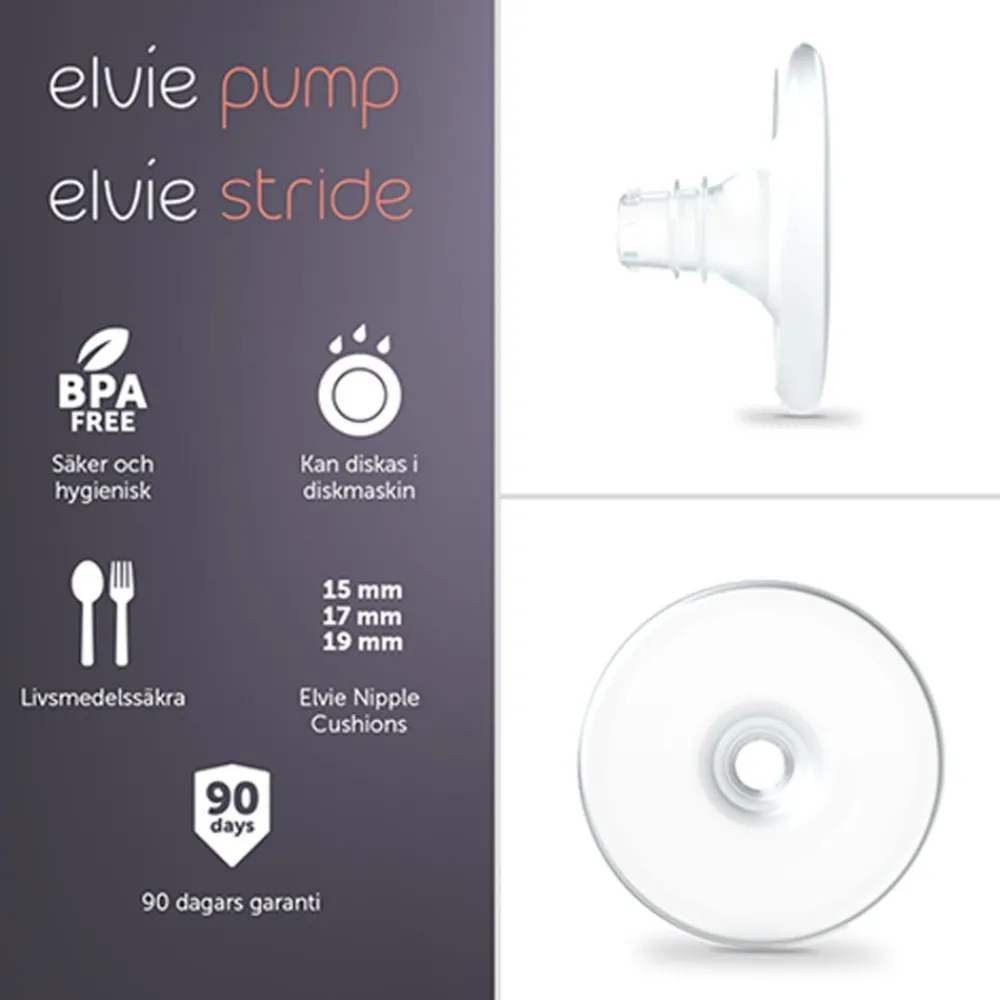 Brysttrakt, Elvie, 17 mm 2-pk Outlet