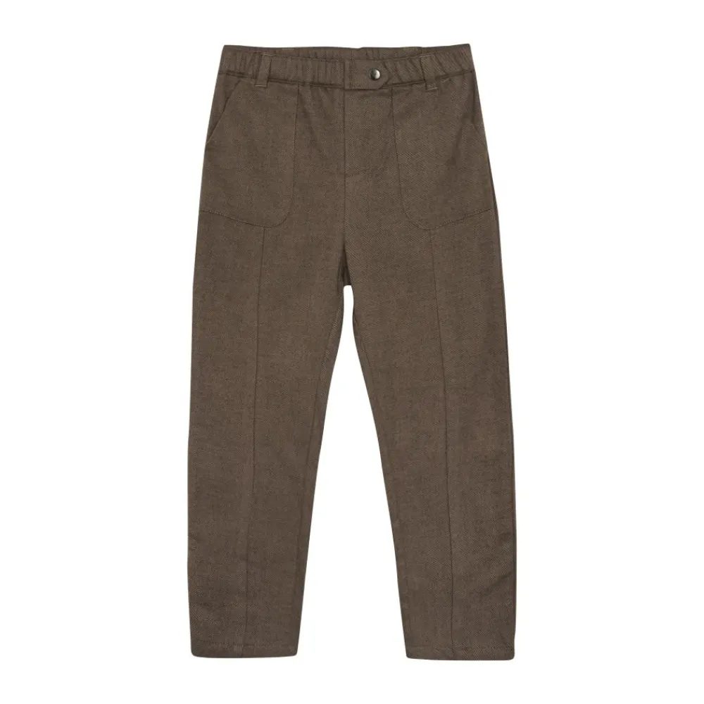 Bukse, En Fant, Woven, Chocolate Brown Outlet