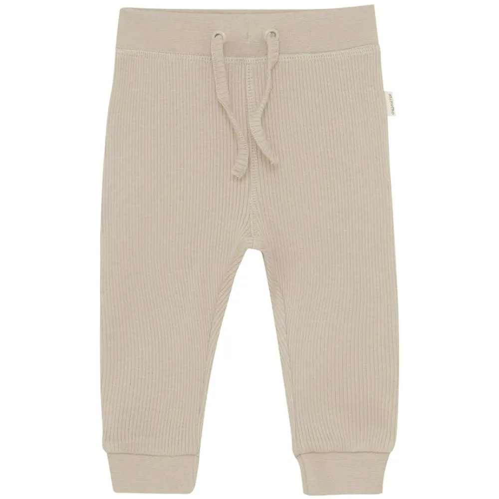 Bukse Rib, Minymo, Brown, Pure Cashmere Outlet
