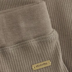 Bukse Rib, Minymo, Taupe Gray Online