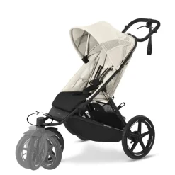Cybex Avi Spin, BLK Seashell Beige, Barnevogn New