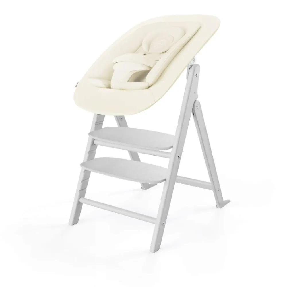 Cybex Click & Fold 4-in-1, All White, Høystol