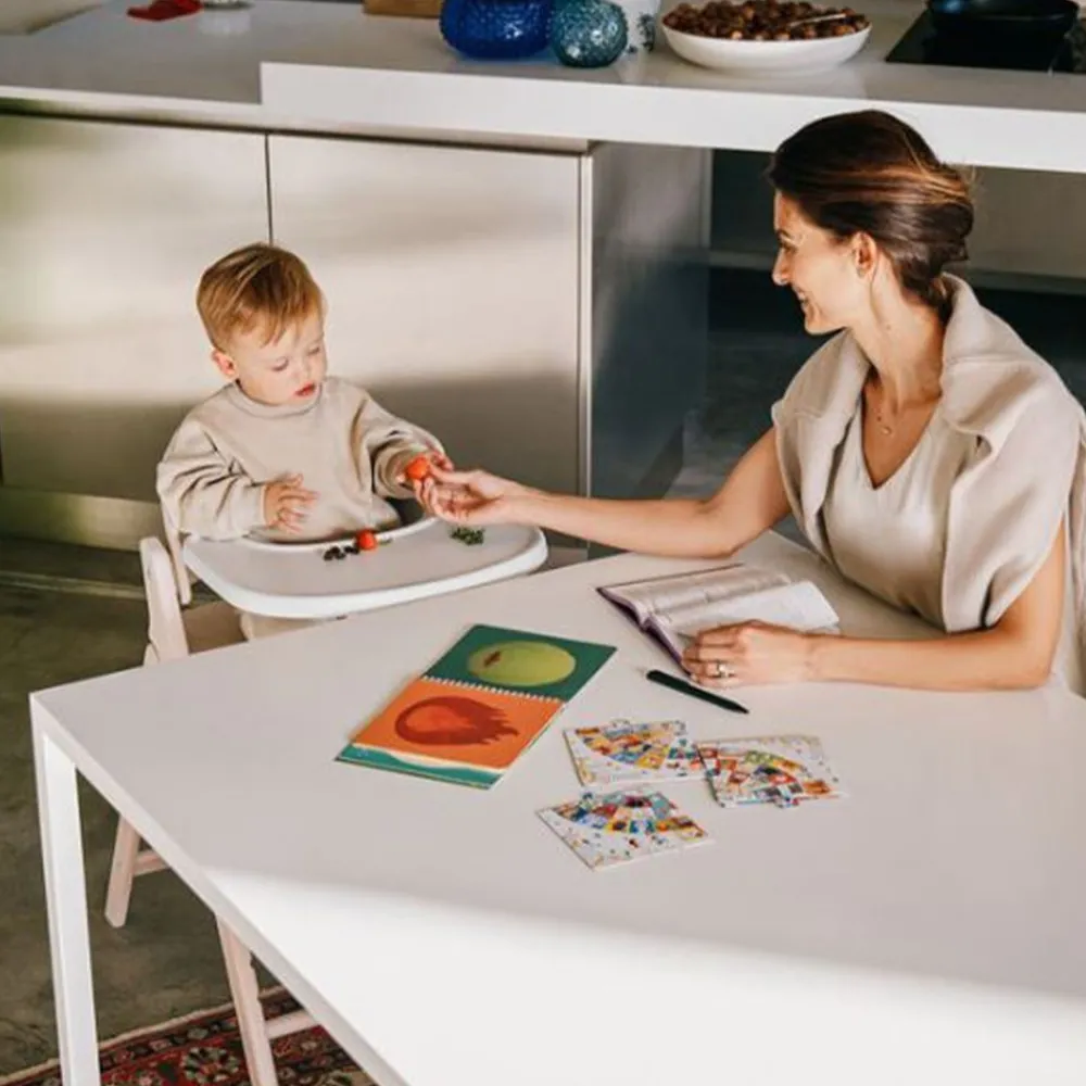 Cybex Click & Fold, Stone Blue, Spisestol