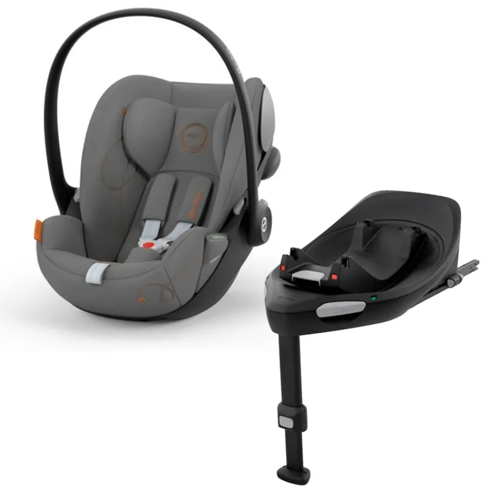 Cybex Cloud G Ink. Base G, Lava Grey, Bilstol Outlet