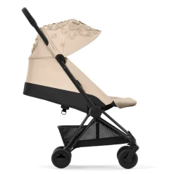 Cybex Coya, Matt Black, Flowers Beige, Barnevogn Sale