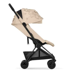 Cybex Coya, Matt Black, Flowers Beige, Barnevogn Sale