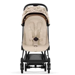 Cybex Coya, Matt Black, Flowers Beige, Barnevogn Sale