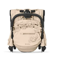 Cybex Coya, Matt Black, Flowers Beige, Barnevogn Sale