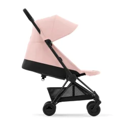Cybex Coya, Matt Black, Peach Pink, Barnevogn Hot