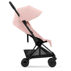 Cybex Coya, Matt Black, Peach Pink, Barnevogn Hot
