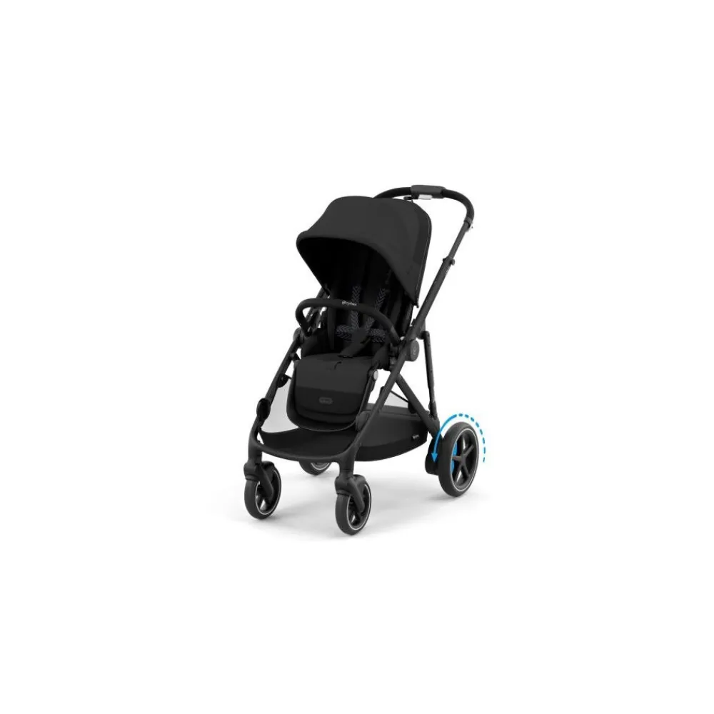 Cybex eGazelle S, BLK, Moon Black, Komplett barnevogn Hot