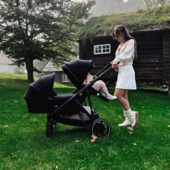 Cybex eGazelle S, BLK, Moon Black, Komplett barnevogn Hot