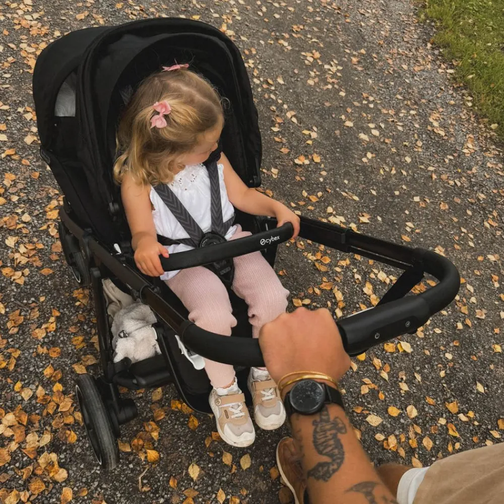 Cybex eGazelle S, BLK, Moon Black, Komplett barnevogn Hot