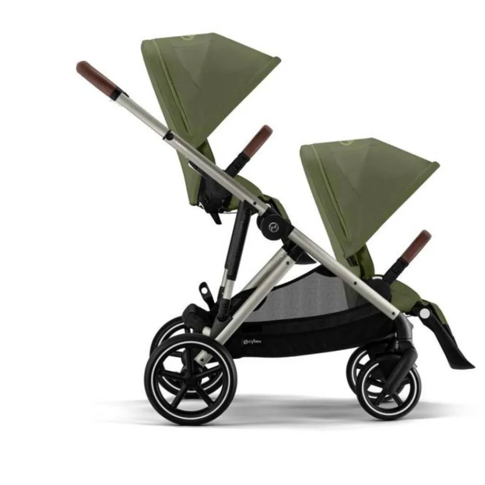 Cybex eGazelle S, Moss Green Khaki, 2 x sittedeler, Komplett barnevogn Sale