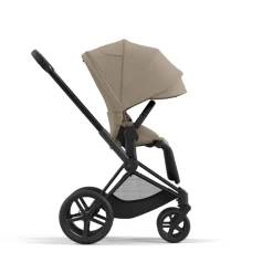 Cybex e-Priam, Matt Black/Cozy Beige, Komplett barnevogn Clearance