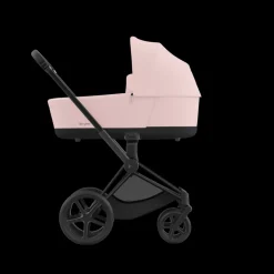 Cybex e-Priam, Matt Black/Peach Pink, Komplett barnevogn