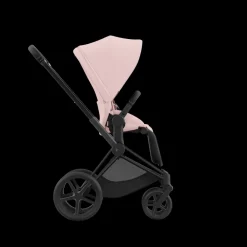 Cybex e-Priam, Matt Black/Peach Pink, Komplett barnevogn