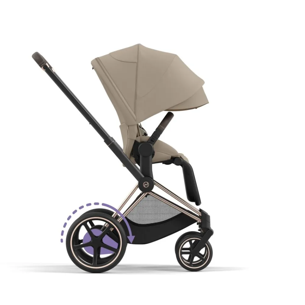 Cybex e-Priam, Rose Gold/Cozy Beige, Komplett barnevogn Discount