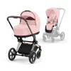 Cybex e-Priam, Rose Gold/Peach Pink, Komplett barnevogn