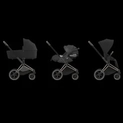 Cybex e-Priam, Rose Gold/Sepia Black, Komplett barnevogn Discount