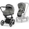 Cybex Priam, Chrome Black/Mirage Grey, Barnevogn Best