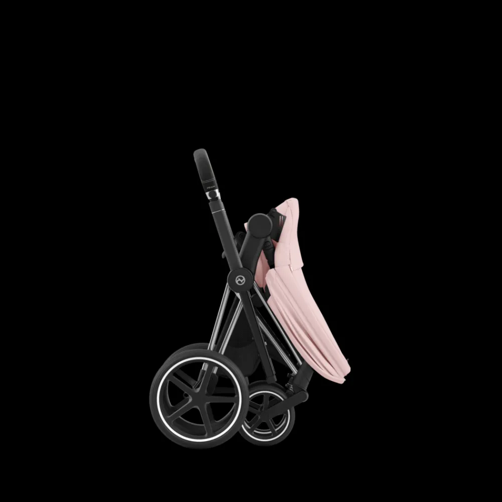 Cybex Priam, Chrome Black/Peach Pink, Barnevogn Clearance