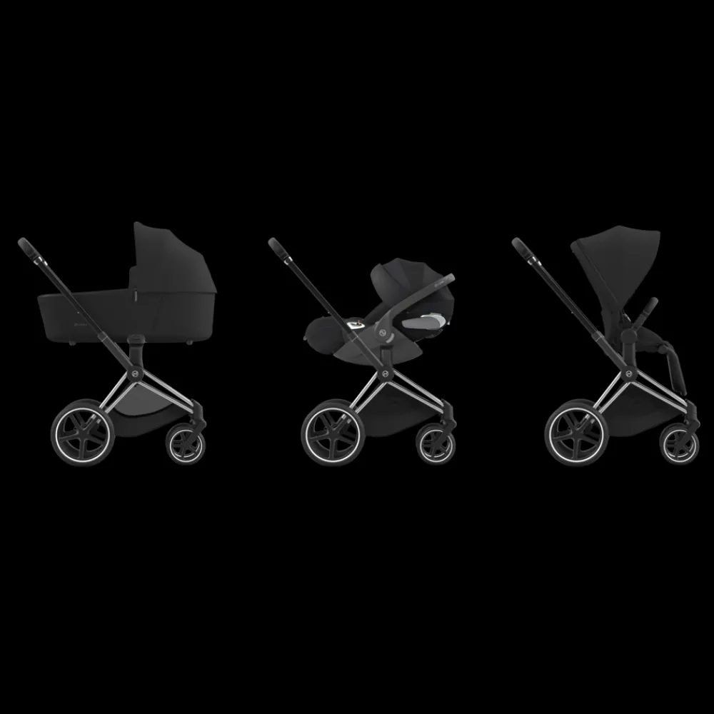 Cybex Priam, Chrome Black/Sepia Black, Komplett barnevogn Best