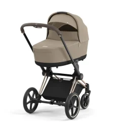 Cybex Priam, Rose Gold,  inkl. Liggedel, Cozy Beige, Barnevogn Discount