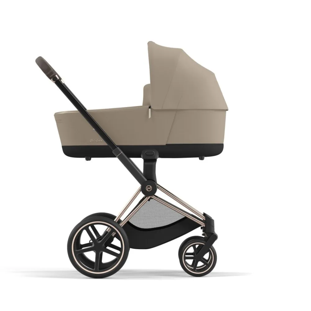 Cybex Priam, Rose Gold, inkl. Liggedel, Cozy Beige, Barnevogn Discount