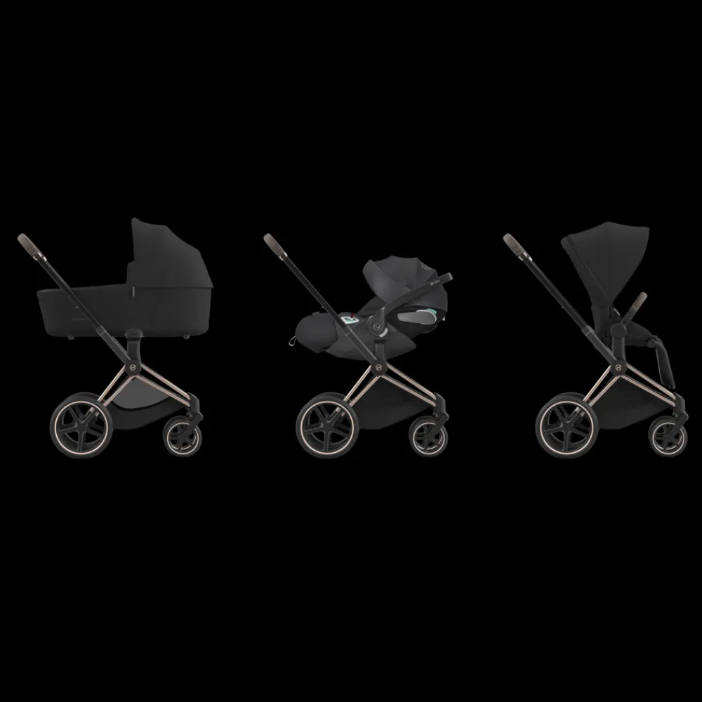 Cybex Priam, Rose Gold/Sepia Black, Komplett barnevogn Clearance