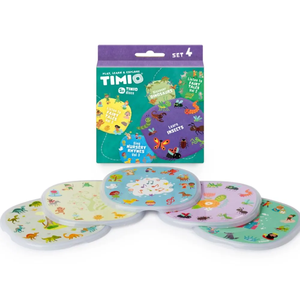 Disc Set 4, TIMIO, Barnesanger, Eventyr, Dinosaurer, Små insekter Online