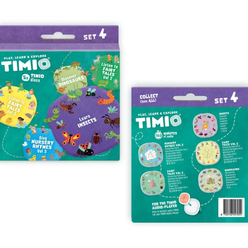 Disc Set 4, TIMIO, Barnesanger, Eventyr, Dinosaurer, Små insekter Online