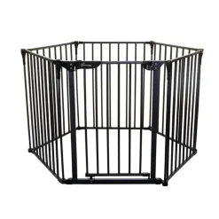 Dreambaby Sikkerhetsgrind 3i1 m/6 seksjoner, sort Clearance