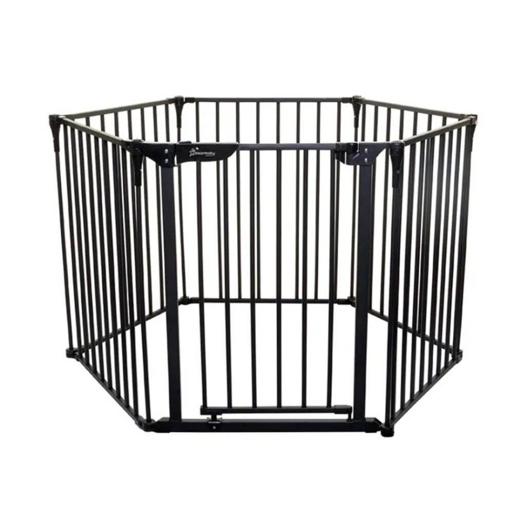 Dreambaby Sikkerhetsgrind 3i1 m/6 seksjoner, sort Clearance