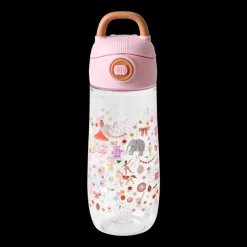 Rice Drikkeflaske 550 ml, Rosa karnevalmotiv, Sale