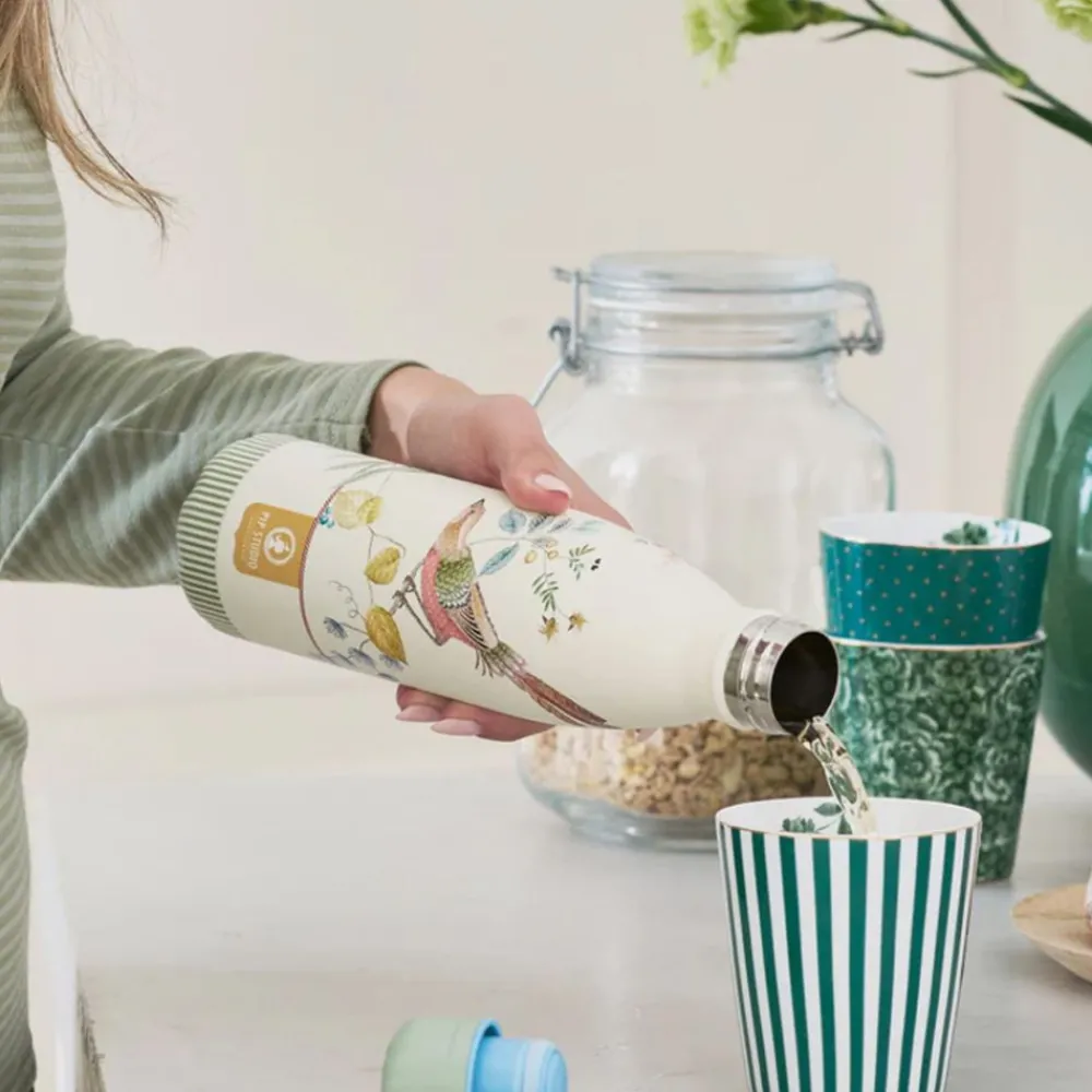 Drikkeflaske, IZY, Pip Studio Little Birds, 500ml