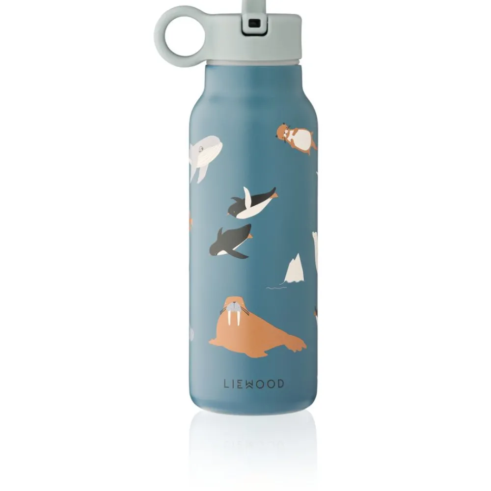 Liewood Drikkeflaske, , Arctic Sea / Ocean view, 350 ml Outlet