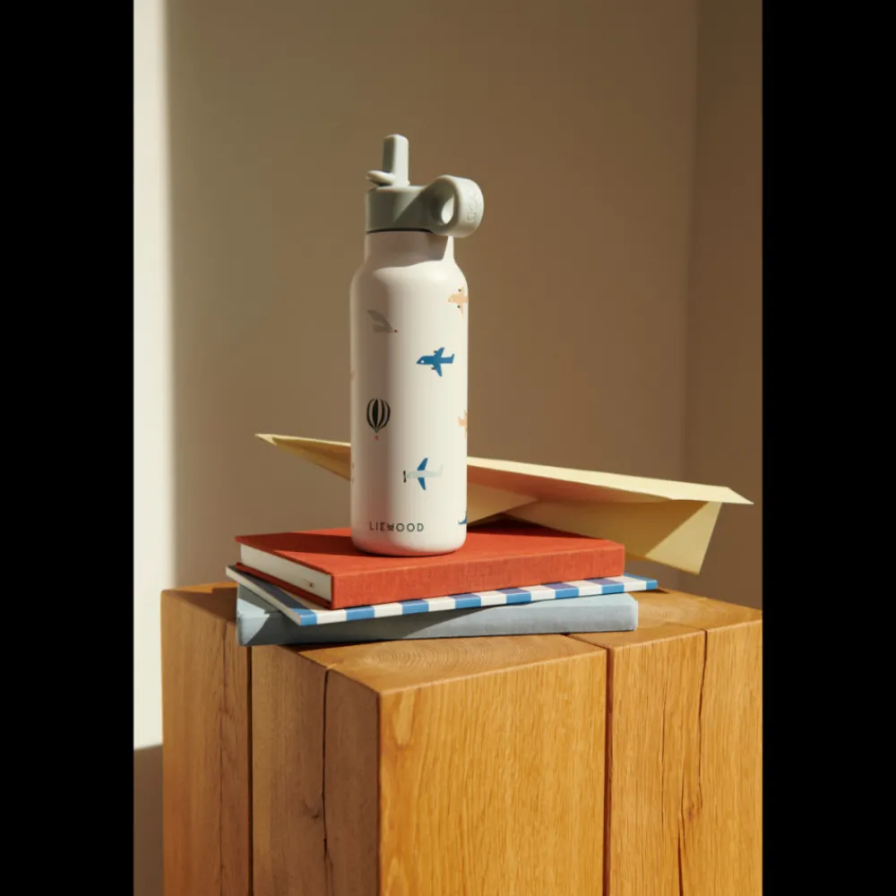 Liewood Drikkeflaske, , Falk, Aviator / Ecru, 350ml Best