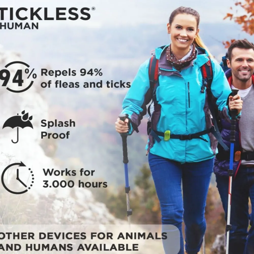 Elektronisk Flåttjager, Tickless, Voksen, Rød Outlet