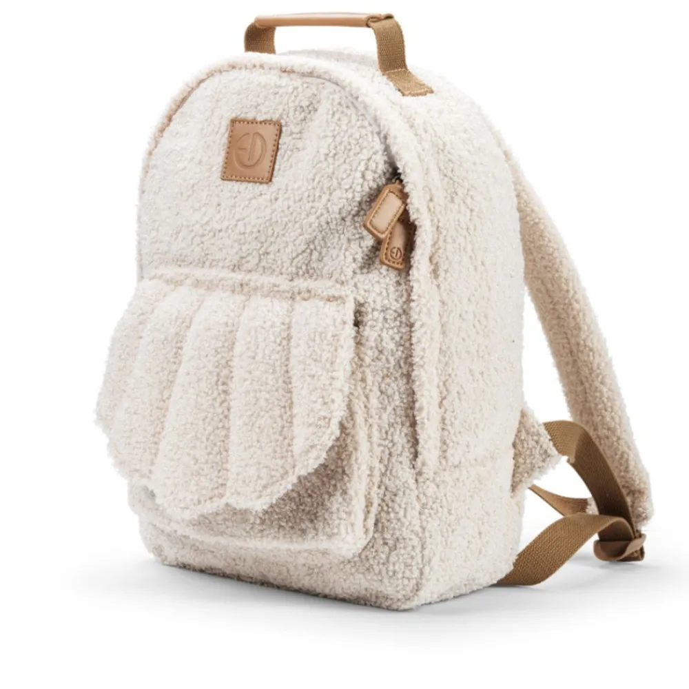 Elodie Ryggsekk MIDI, White Bouclé New