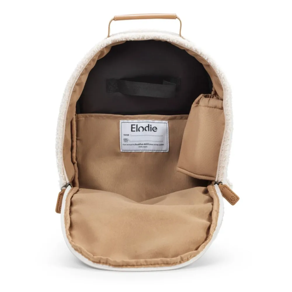 Elodie Ryggsekk MIDI, White Bouclé New