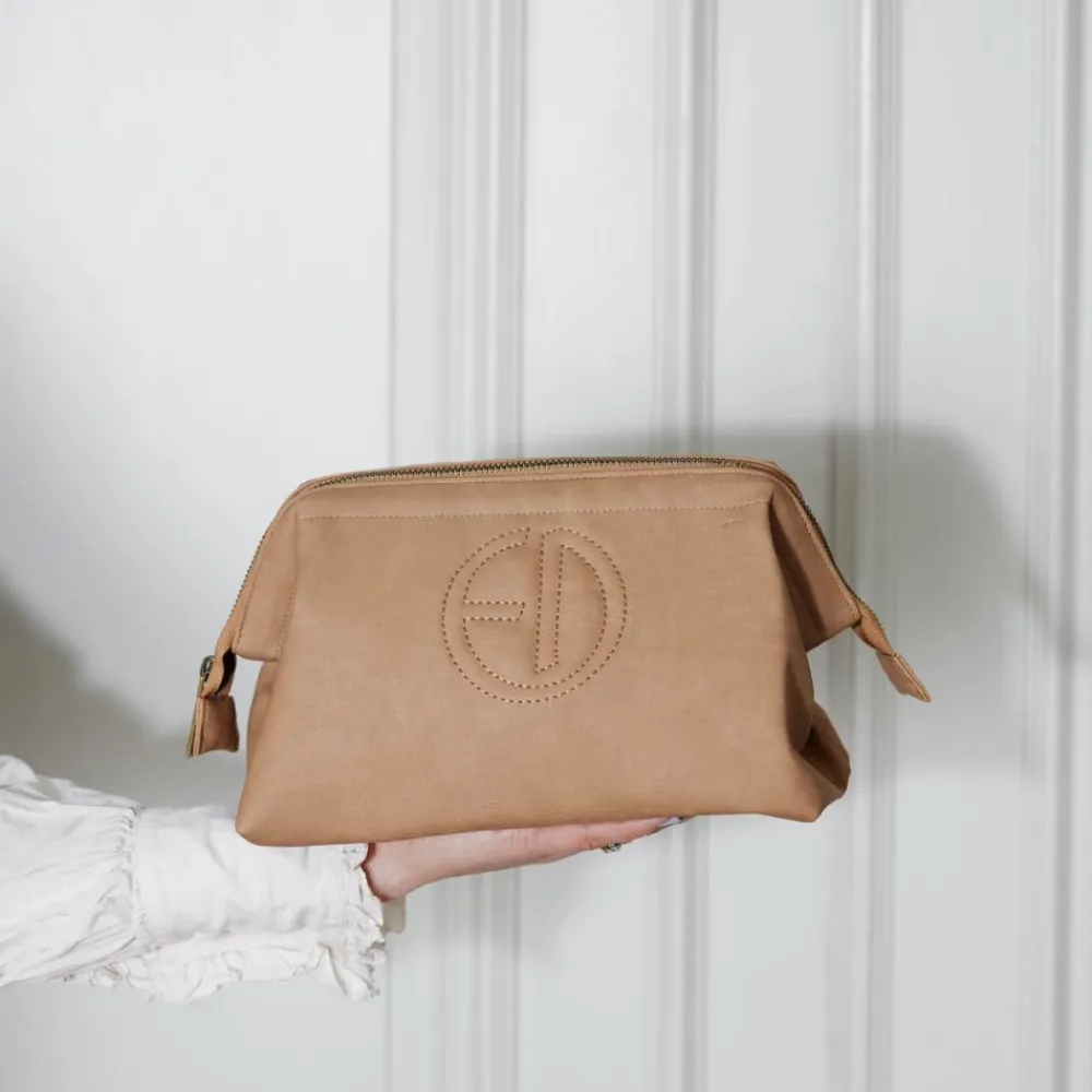 Elodie Toalettmappe Zip & Go, Aviator Brown Discount