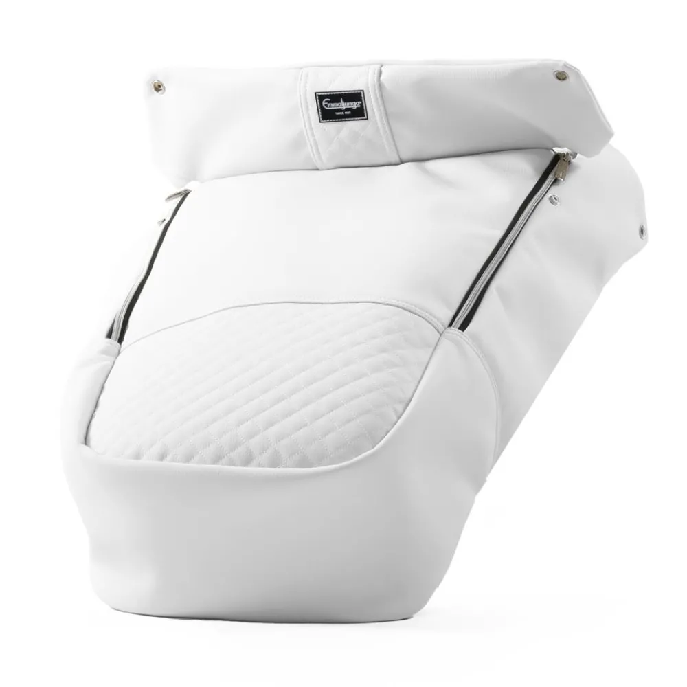 Emmaljunga Fottrekk, Polar White Leath, De Luxe Discount