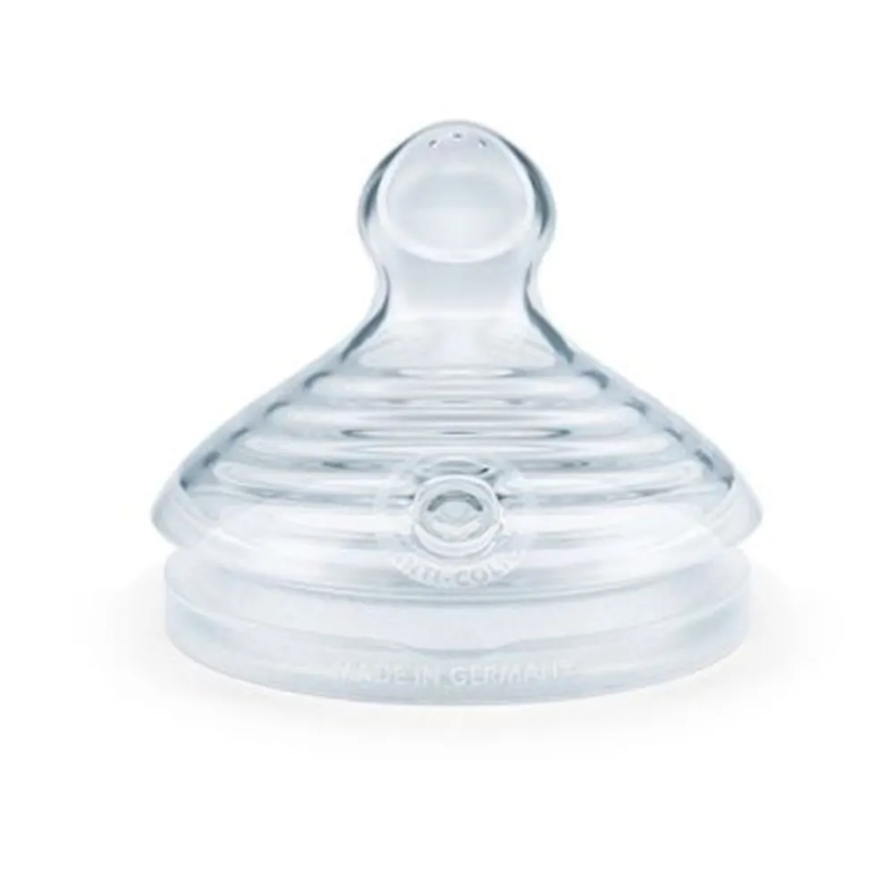 NUK Flaskesmokk, , Nature Sense, Silicone M 0-6 mnd- 2pk Hot