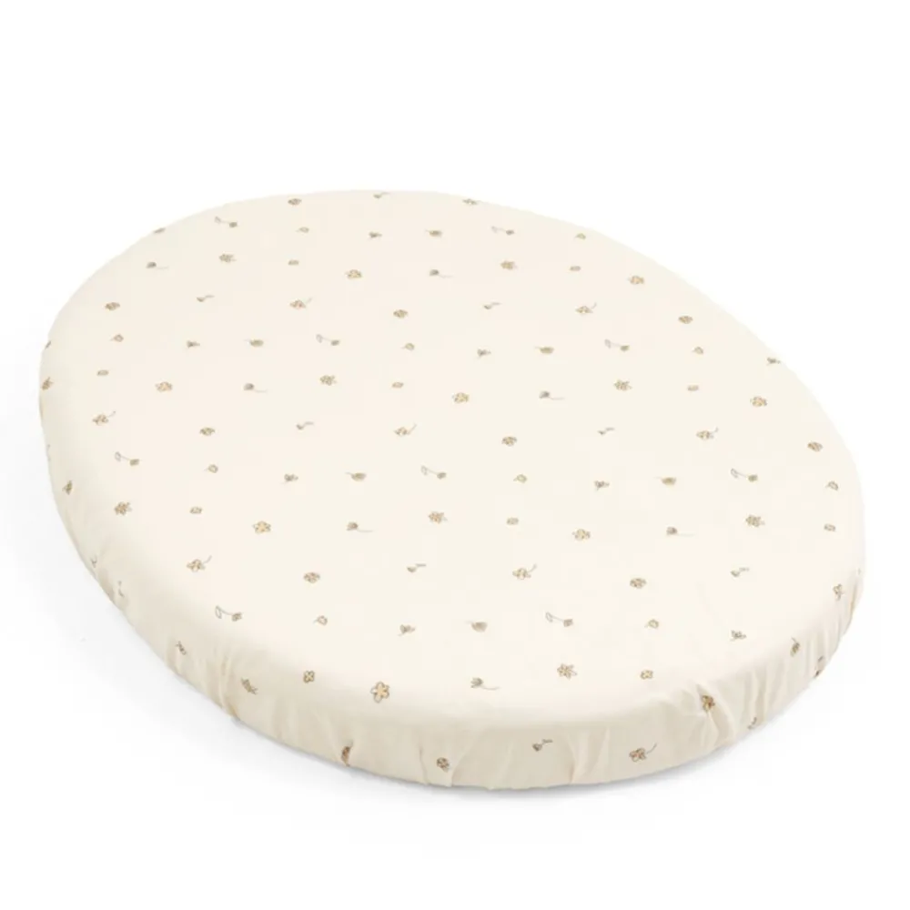 Stokke Formsydd Laken, ®, Sleepi™ Mini, Flower Ecru Hot