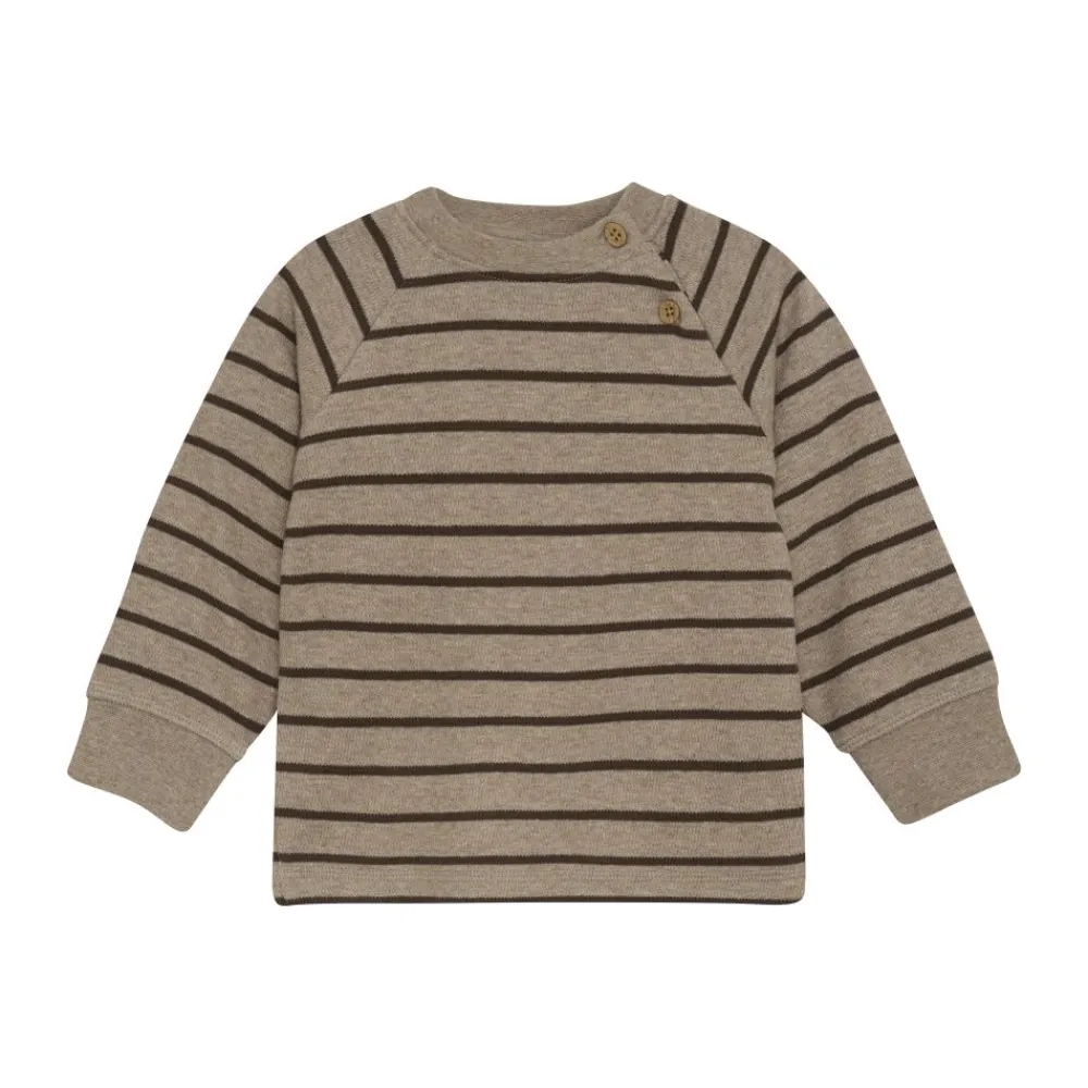 Genser, EnFant, LS Stripe, Pine Bark Discount