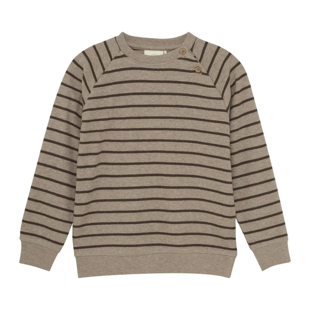Genser, EnFant, Stripe, Pine Bark Best