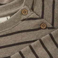 Genser, EnFant, Stripe, Pine Bark Best