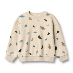 Wheat Genser, , Sandro, Offwhite Penguins Clearance