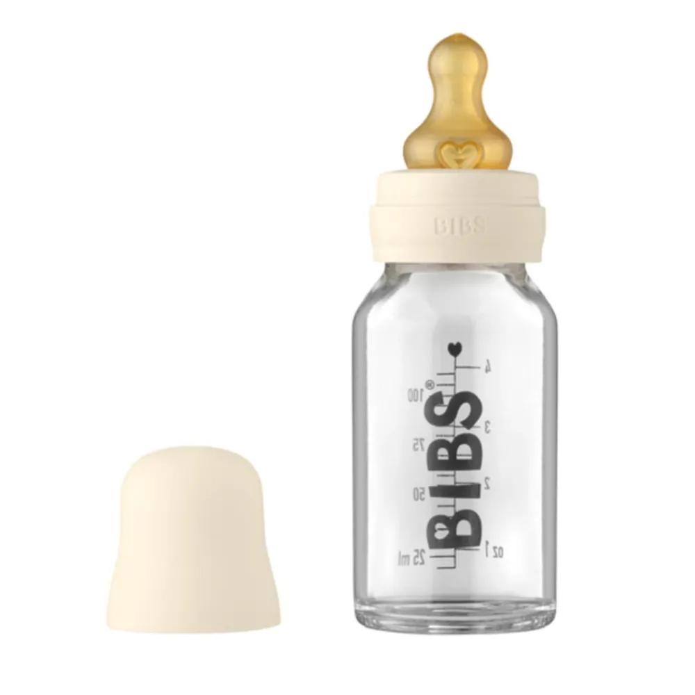 Bibs Glassflaske, , Latex, 110ml, Ivory Discount
